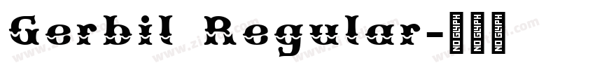 Gerbil Regular字体转换